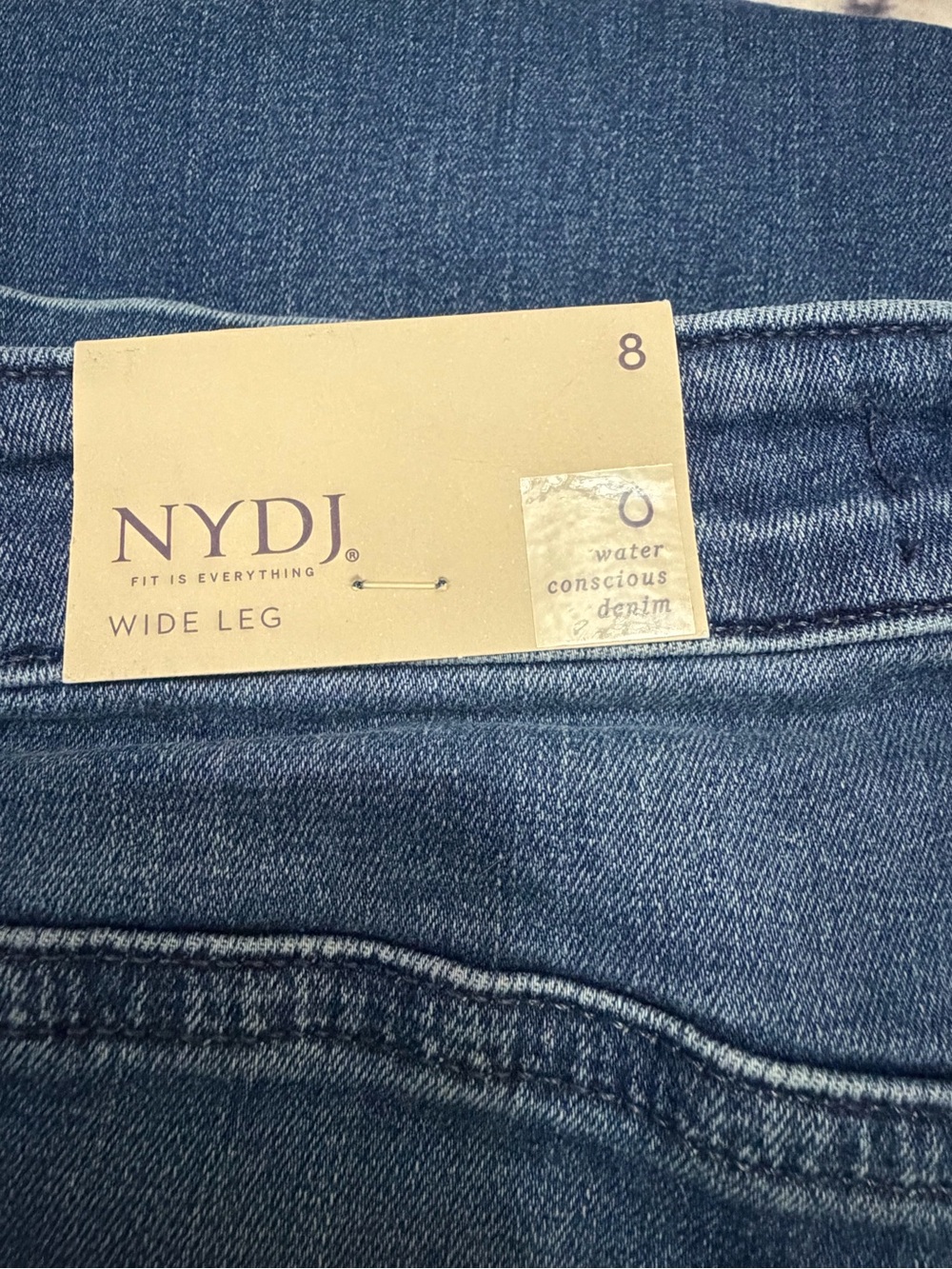 NWT NYDJ Teresa Wide Leg Jeans Size 8 - Picture 6 of 9